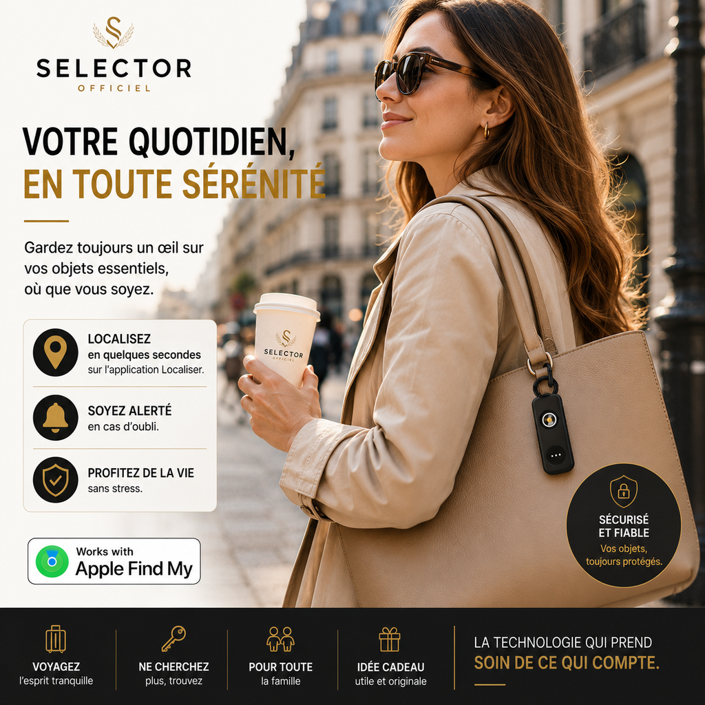 Traceur Intelligent Find My- Gardez toujours vos objets à portée de main