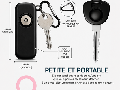 LUNA- Alarme personnelle de sécurité